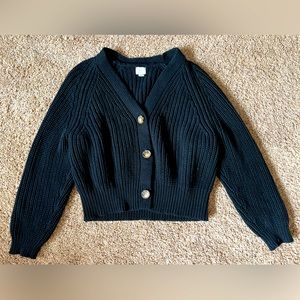 Black sweater, size large